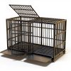 Snimoy Dog Crate Large Sturdy Chew Resistant Pet Cage-2