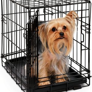 MidWest iCrate Dog Crate 18 Inch Black Secure Pet Home-0