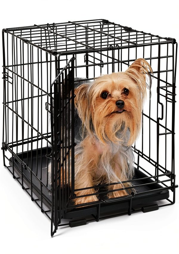 MidWest iCrate Dog Crate 18 Inch Black Secure Pet Home-0