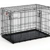 MidWest Dog Crate Secure Foldable Pet Crate for Medium Large-2