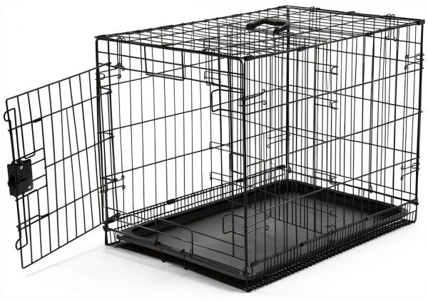 Amazon Dog Crate Durable Metal Wire Secure Pet Containment-0