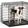 MidWest Heavy Duty Dog Crate Foldable Steel Medium Breed-0