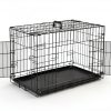 Simple Deluxe Dog Crate Double Door Foldable Pet Cage-3