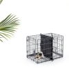Cawvox Dog Crate Divider Waterproof PU Leather Adjustable-5