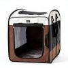DONORO Dog Crate Portable Durable Water Resistant Pet Kennel-1