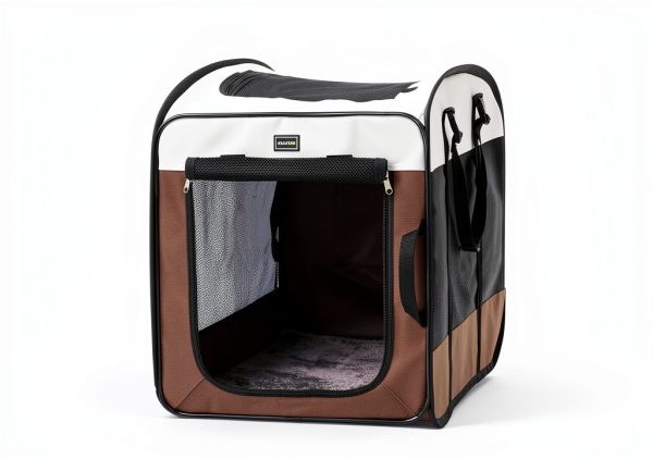 DONORO Dog Crate Portable Durable Water Resistant Pet Kennel-1