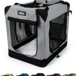 EliteField Light Gray Soft Dog Crate Durable 36 Inch Pet-0