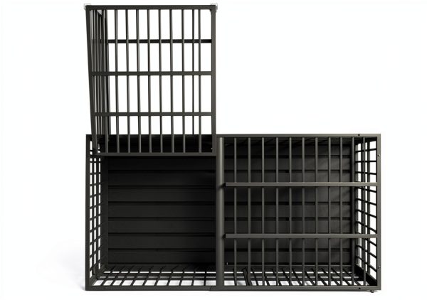 Snimoy Dog Crate Large Sturdy Chew Resistant Pet Cage-6