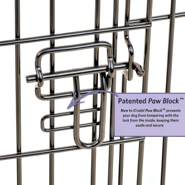 MidWest iCrate Dog Crate 18 Inch Black Secure Pet Home-7