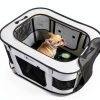 Siedihit Pet Playpen Foldable Mesh Travel Crate for Dogs-5