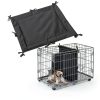 Cawvox Dog Crate Divider Waterproof PU Leather Adjustable-4