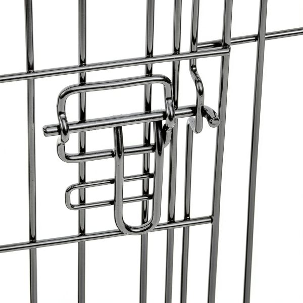 MidWest Dog Crate Secure Foldable Pet Crate for Medium Large-4