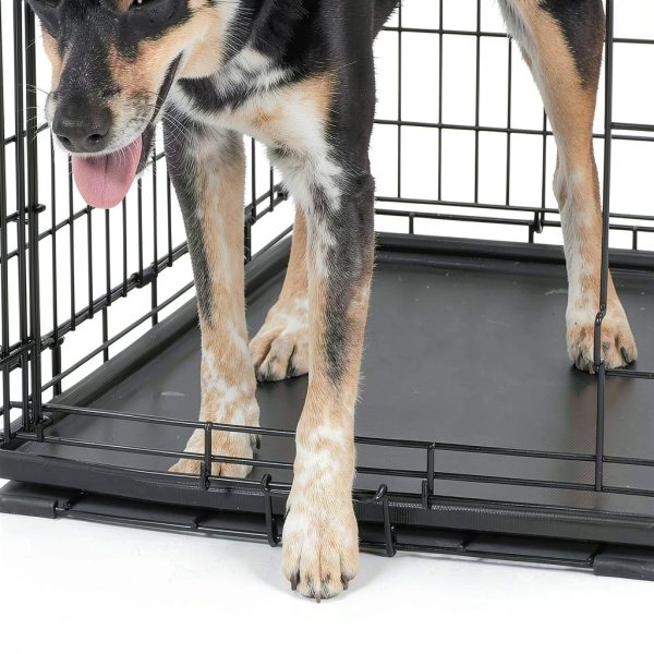 MidWest Dog Crate Secure Foldable Pet Crate for Medium Large-6