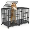 Snimoy Dog Crate Large Sturdy Chew Resistant Pet Cage-5