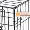 MidWest Dog Crate Secure Foldable Pet Crate for Medium Large-5