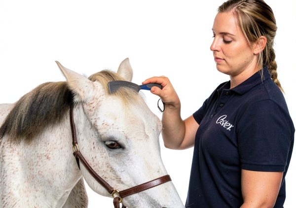 Oster Equine Care Series Mane & Tail Comb Blue Rubber Grip 1 Size-2