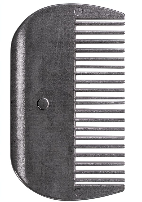 Mane Comb for Horses Silver 4in by PARTRADE Durable 244070 Model-0