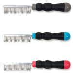 Tail Tamer Soft Touch Mane Comb Professional's Choice Steel Teeth-0