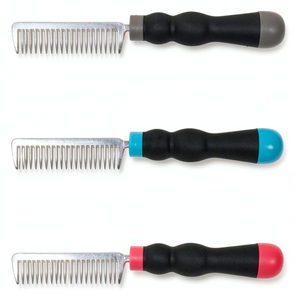 Tail Tamer Soft Touch Mane Comb Professional's Choice Steel Teeth-0