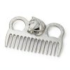 Metal Horse Comb Mane & Tail Grooming Tool Ergonomic Handle-6