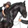 LBH MARKET Sectioning Comb Braid Tool for Horse Mane Styling-3