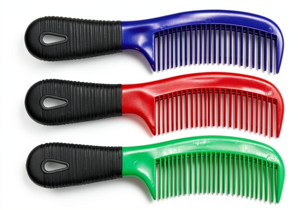 Partrade Mane and Tail Grooming Comb Stainless Steel Horse Tool-0