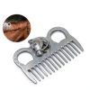 Metal Horse Comb Mane & Tail Grooming Tool Ergonomic Handle-1