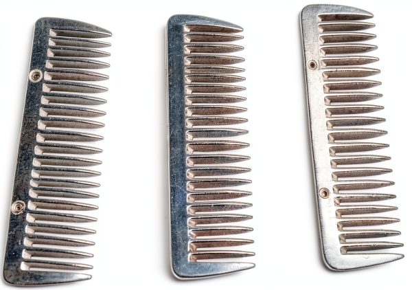 SXYH Stainless Metal Pulling Comb 3PCS Horse Mane Tail Grooming-0