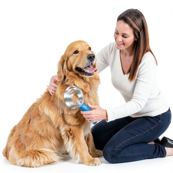 4 Rings Double Sided Curry Comb MetVot Grooming – Blue & Black-5