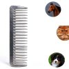 SXYH Stainless Metal Pulling Comb 3PCS Horse Mane Tail Grooming-1